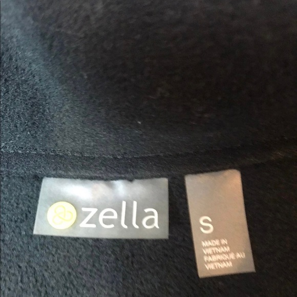 Zella Womens Black Green Fleece Pullover Size S Small NWT - Picture 4 of 5